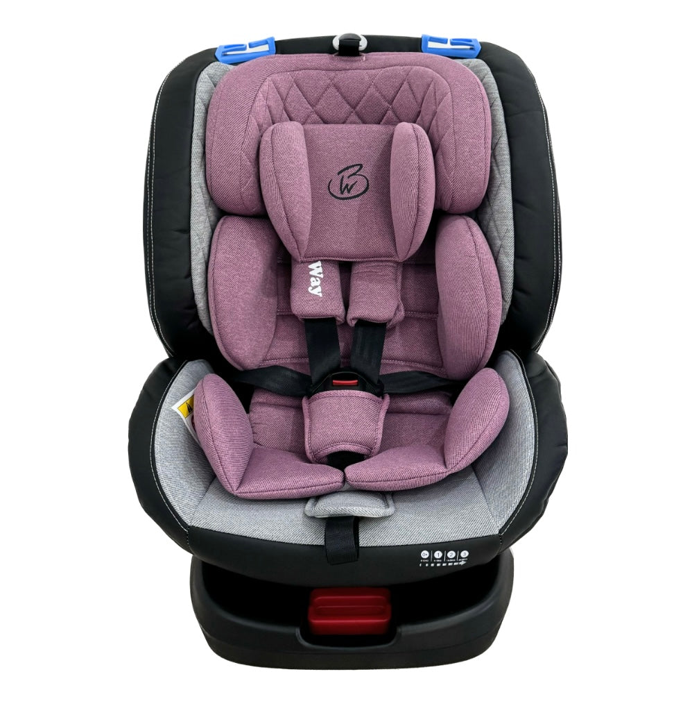360 Rotating and Convertible Car Seat with ISOFIX