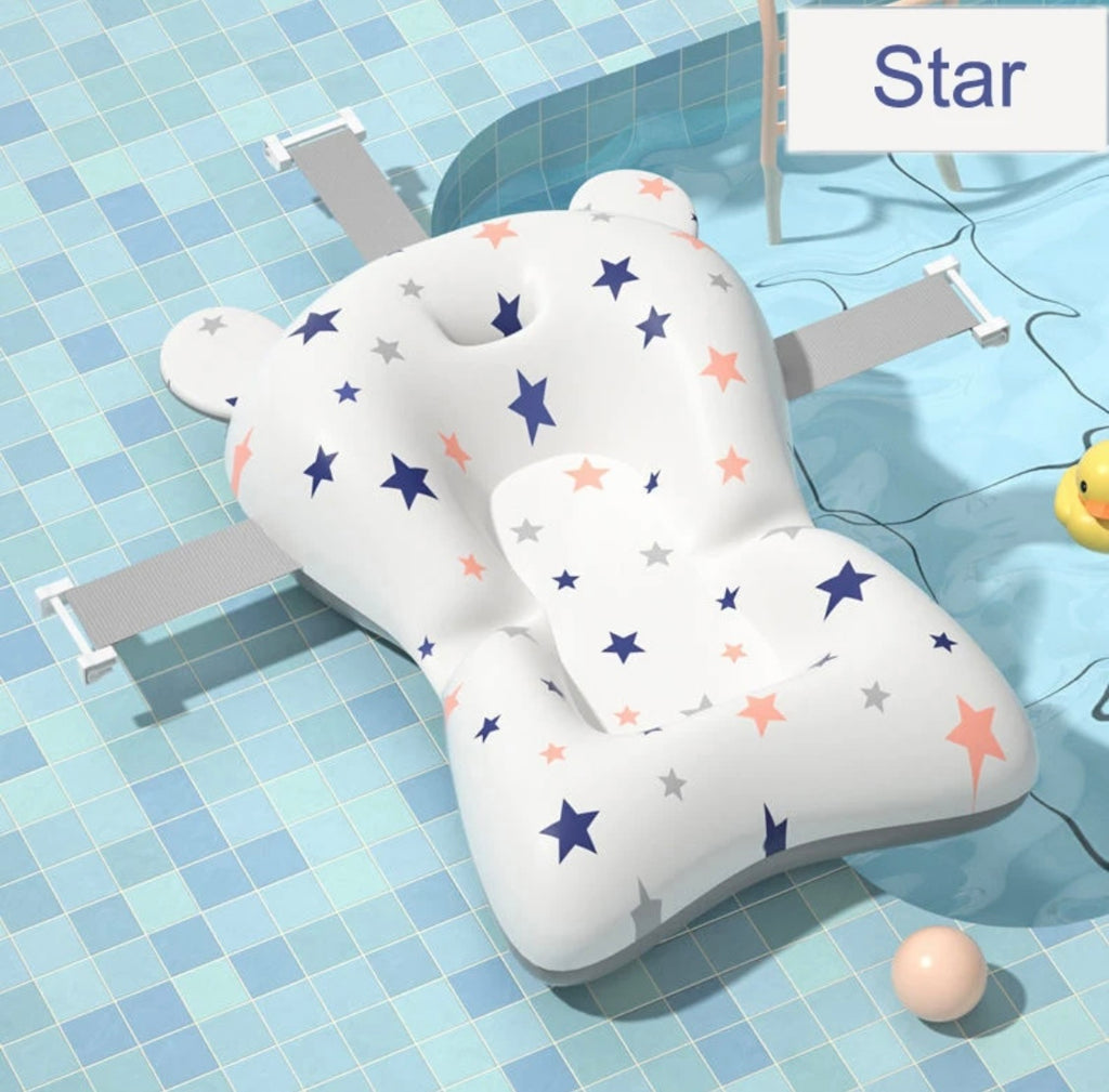 Baby Bathtub Star Patterned Pillow