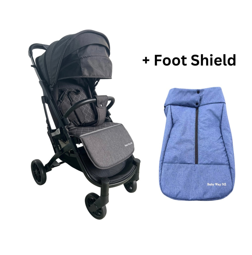 Compact Stroller with Foot Cover - Foot Shield