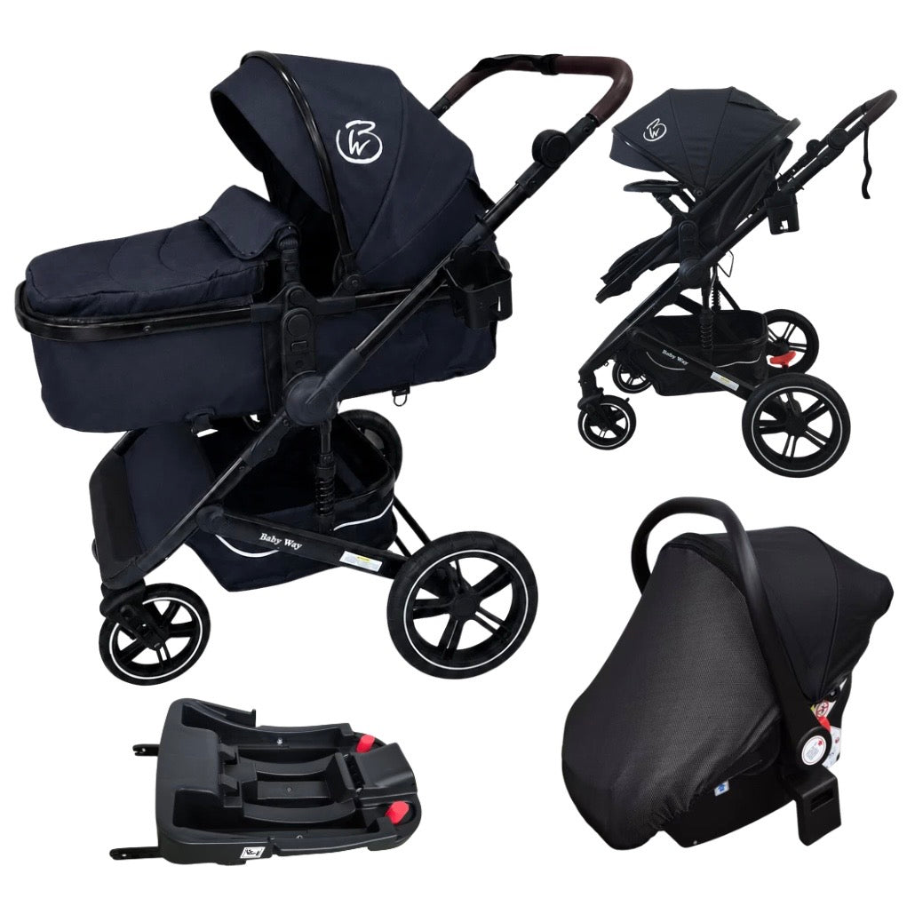 ferrari stroller travel system Preorder - Supra Black