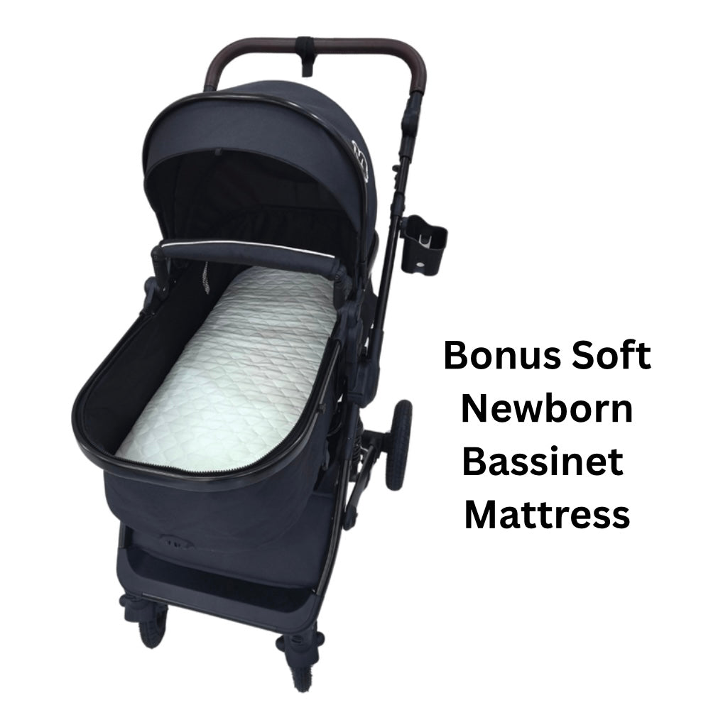 Preorder Evolve in Stroller Bassinet i-Size Capsule Travel System with Sunshade Sets and Mattress