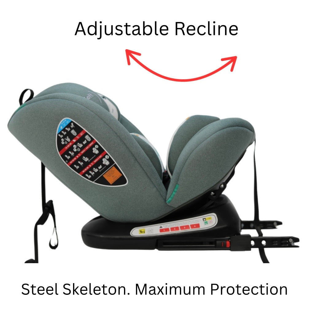 All-Rider Eden i-Size 360 Rotating and Convertible Car Seat with ISOFI ...