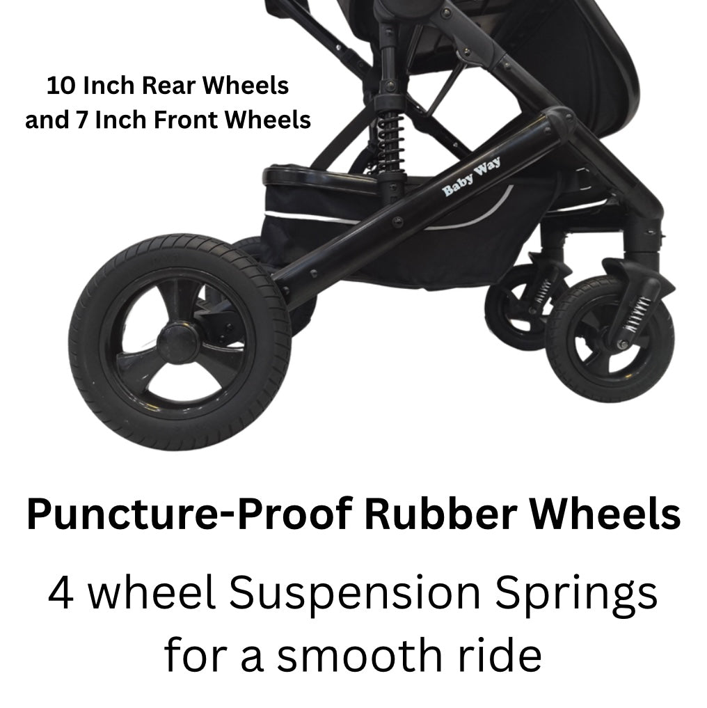 Open Stroller Versa 3-in-1 Travel System – Open Bassinet Stroller + Capsule Car Seat ...