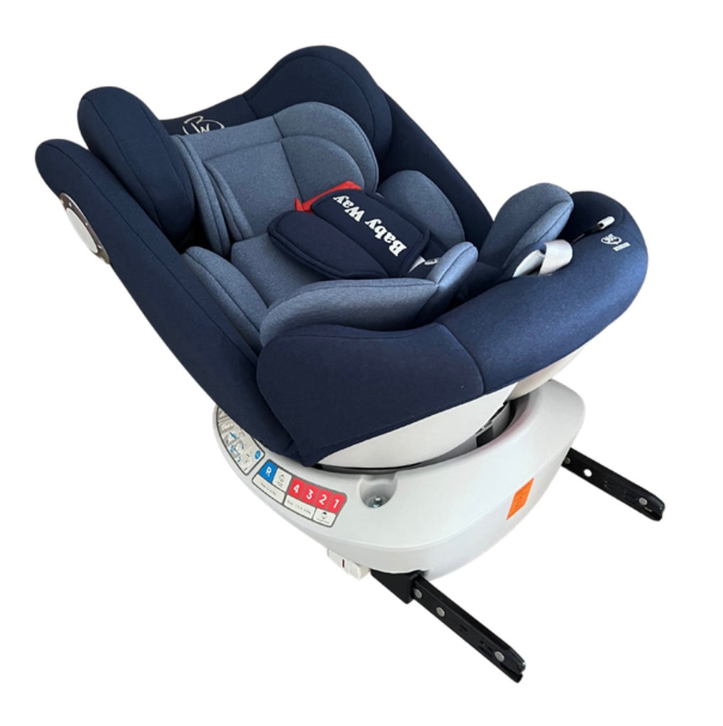 The Slim: 360 Rotation Convertible Car Seat with Double Head & Neck Support