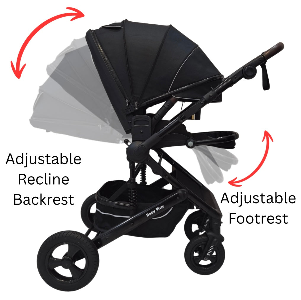 Open Stroller Versa 2in1 Open Bassinet Stroller with Sunshade and Cup Holder – Baby ...