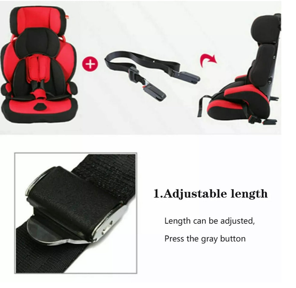 ISOFIX Car Seat Installation Strap with Adjustable Length