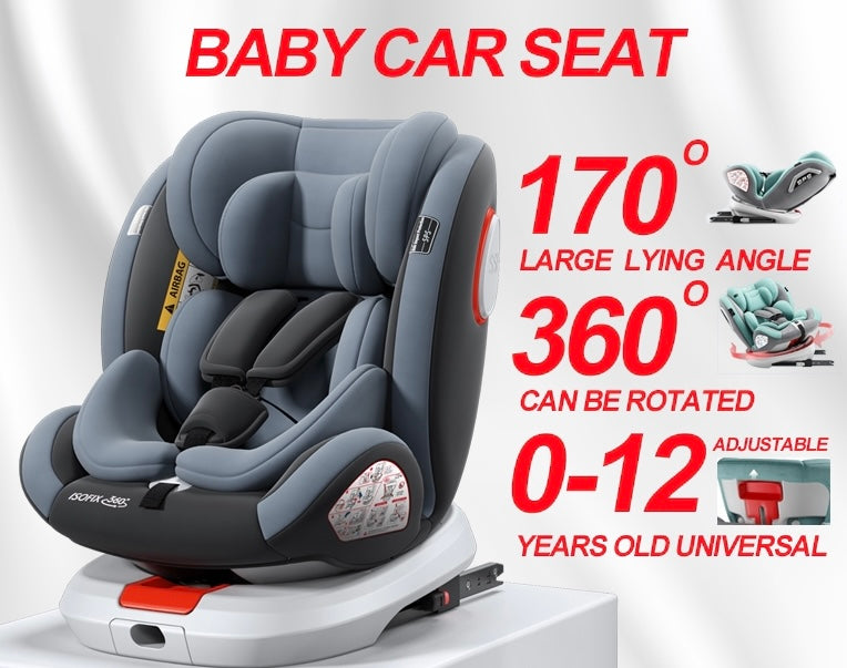 I-Size Rotational and Convertible Car Seat with ISOFIX and Leg Support System