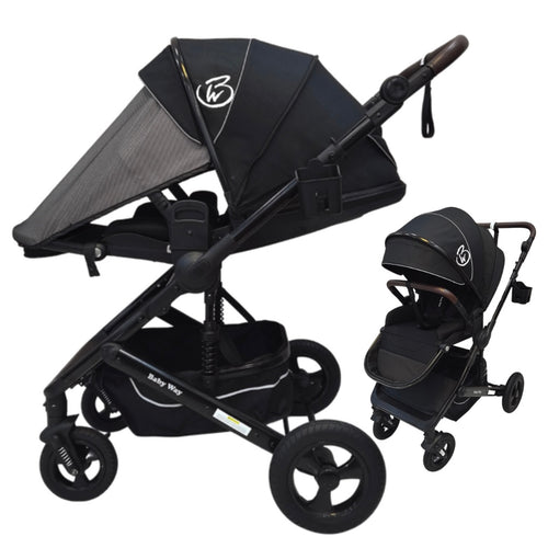 Preorder - Versa 2in1 Open Bassinet Stroller with Sunshade and Cup Holder