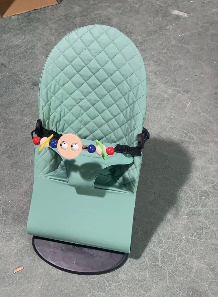 Portable Soothing Baby Rocker Bouncer Chair with Toy Bar