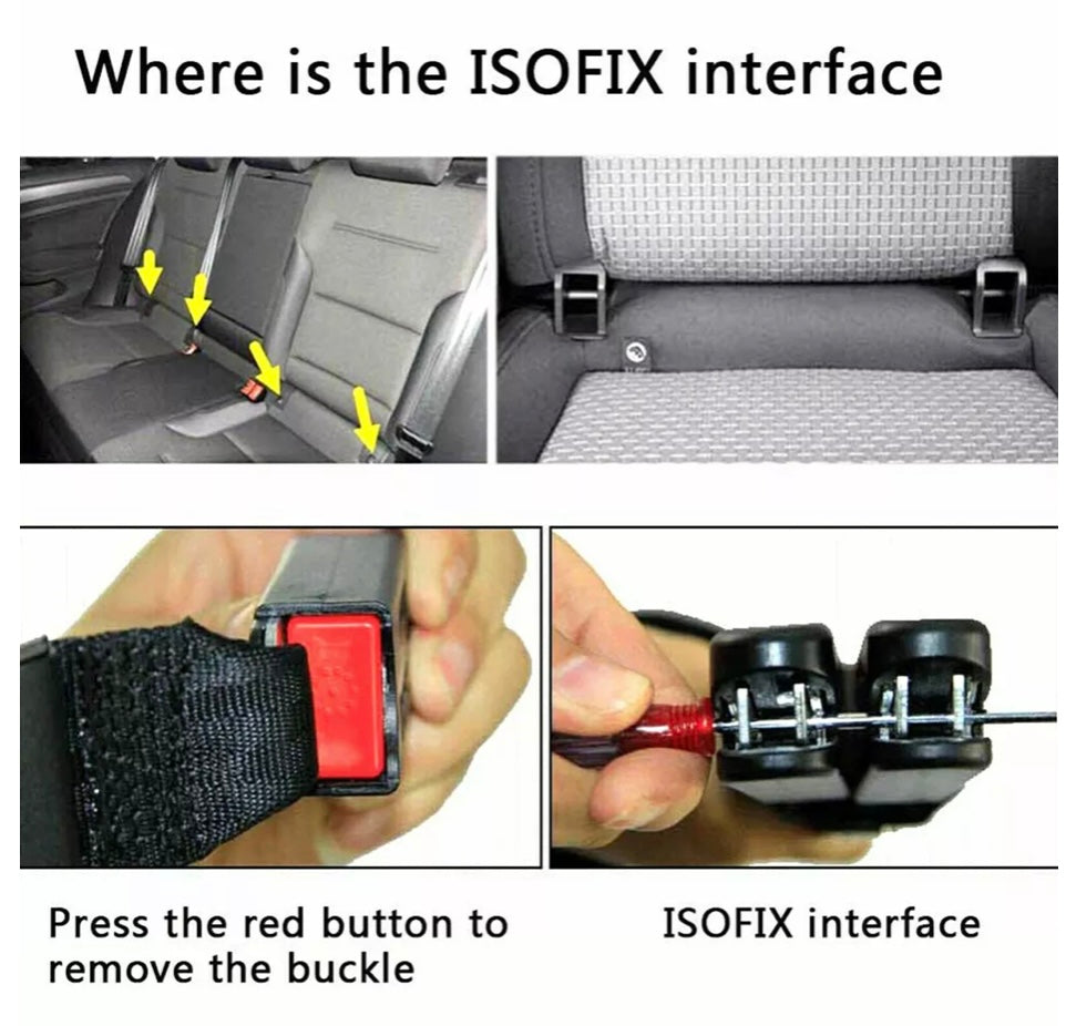 Joie Mint Latch Carseat ISOFIX Car Seat Connector ABS Plastic