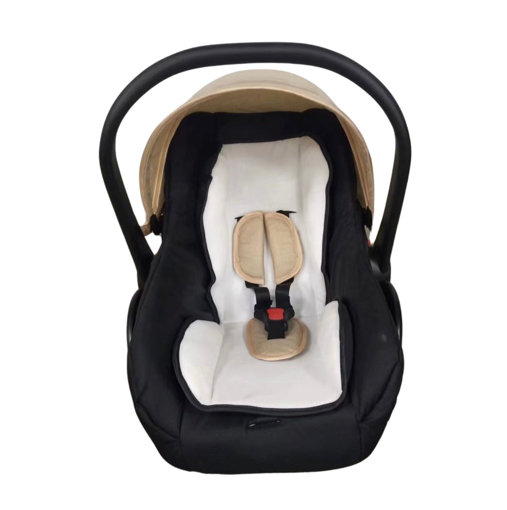 The Flex Beige 3 in 1 Stroller Open Bassinet and Capsule Car Seat C Baby Way NZ