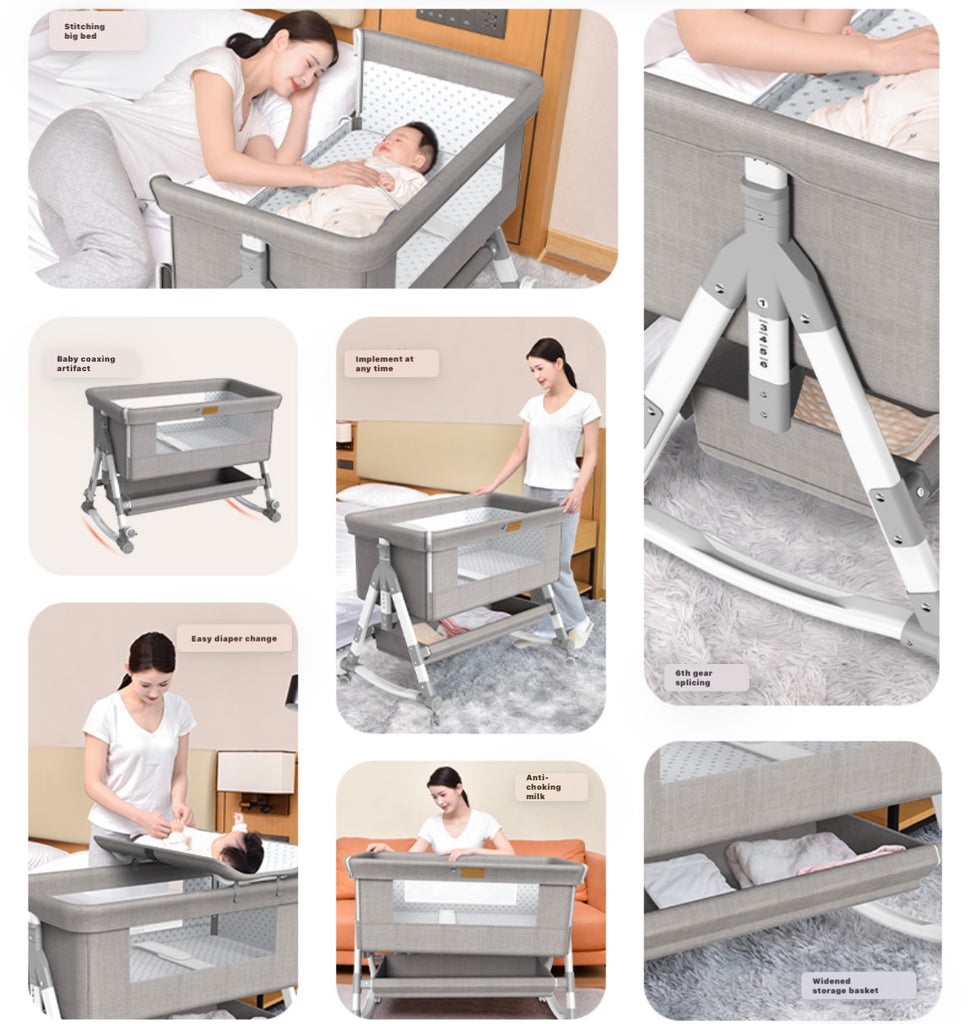 Baby Multifunctional Co-Sleeper Bed and Changing Table