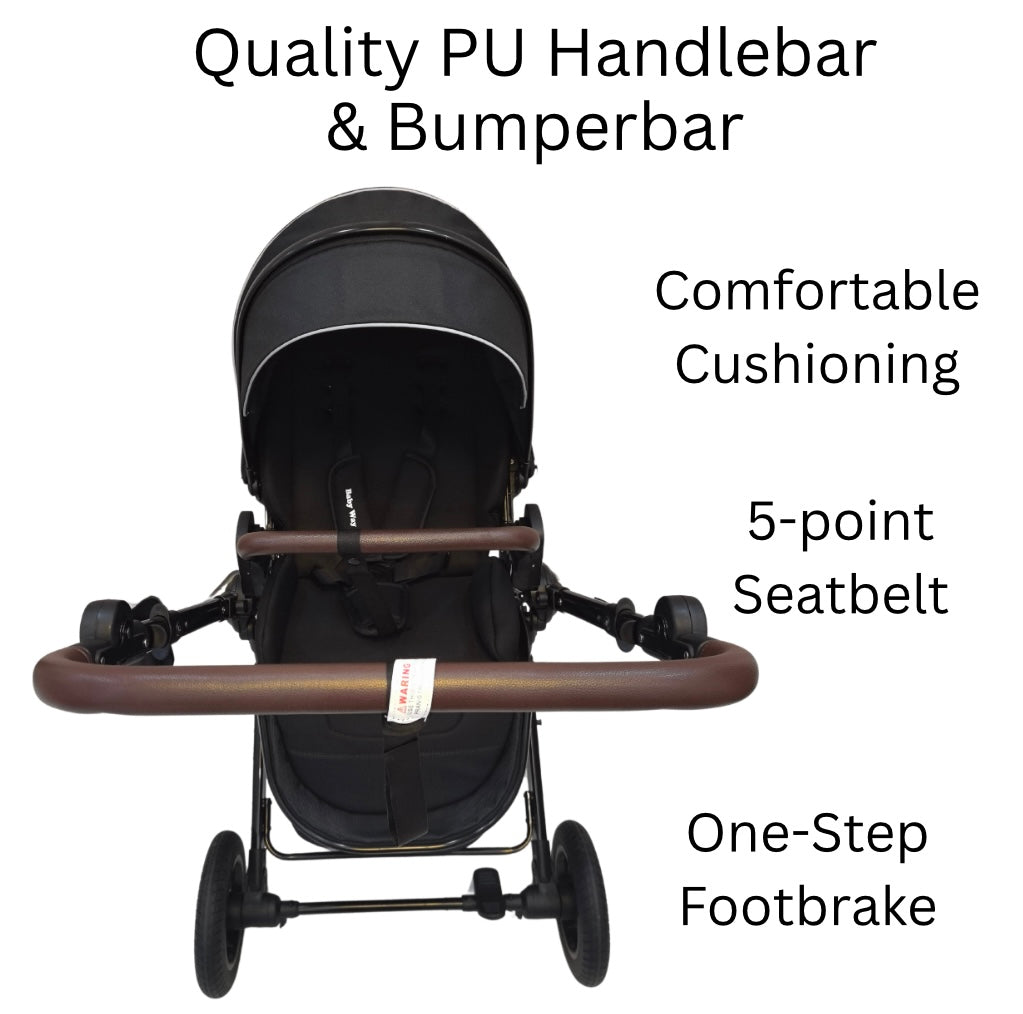 Open Stroller Versa 3-in-1 Travel System – Open Bassinet Stroller + Capsule Car Seat ...