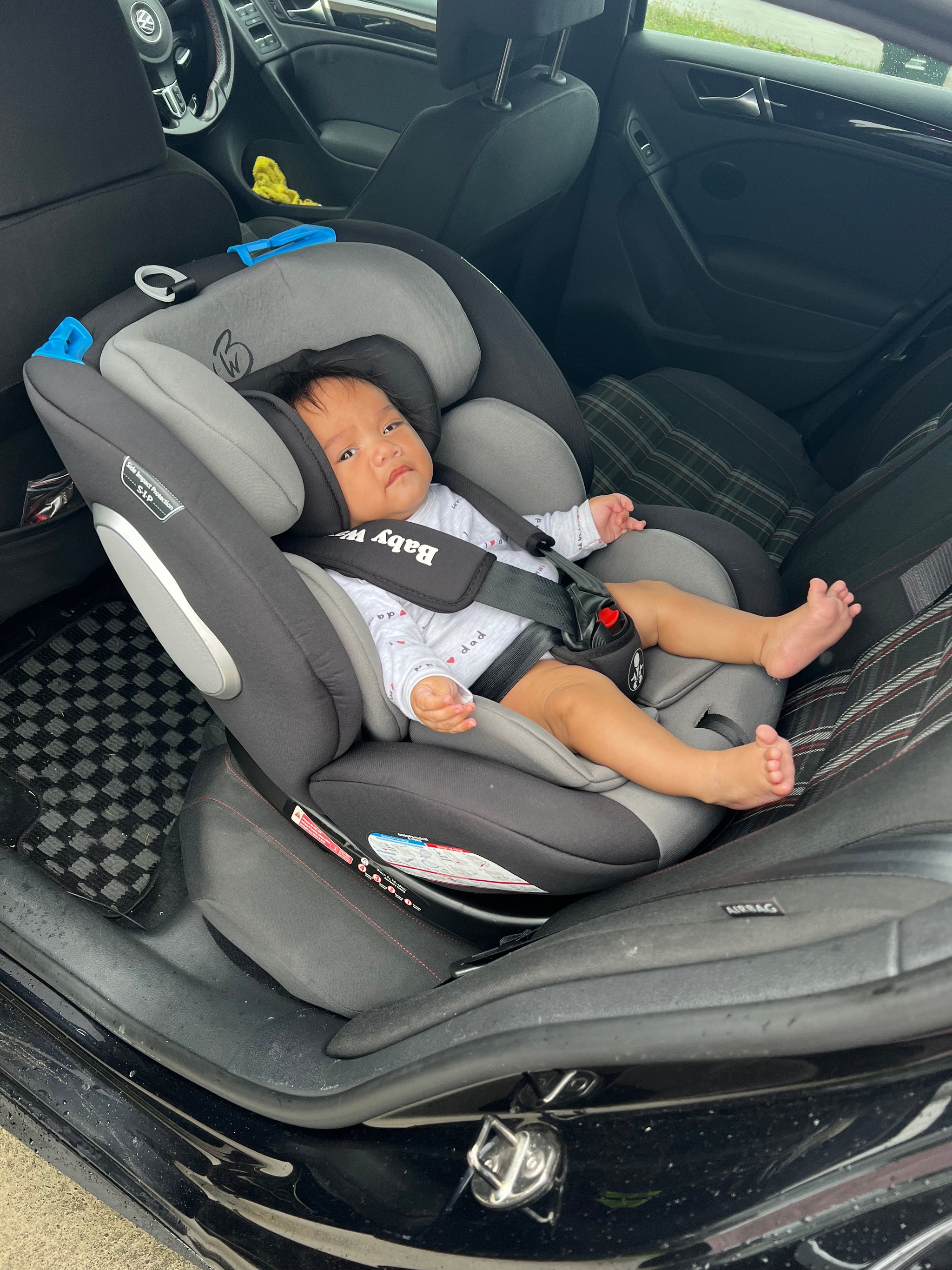 Portable safety baby car seat