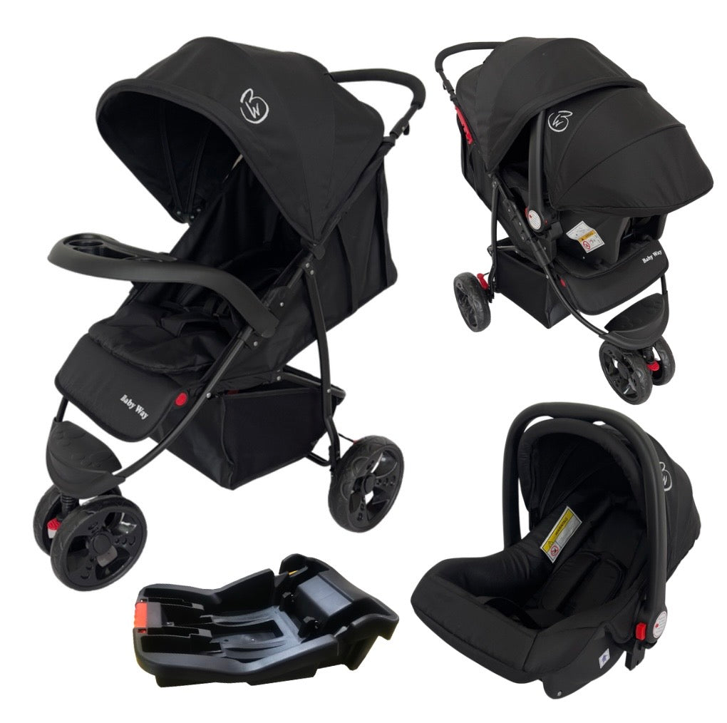 3 wheel stroller with car seat Explorer 3-Wheel Stroller + Capsule Car Seat with Base + Liner and Foo – Baby Way NZ