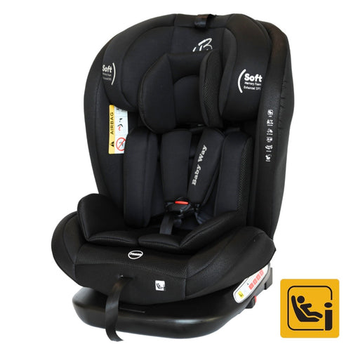 All-Rider Midnight 360 Rotating Convertible iSize Car Seat with ISOFIX and Top Tether