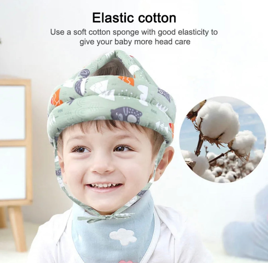 CozyCrown Baby Head Protector - Elastic Cotton