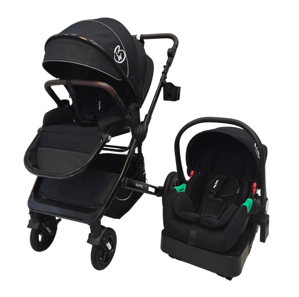 Open Stroller Versa 3-in-1 Travel System – Open Bassinet Stroller + Capsule Car Seat ...