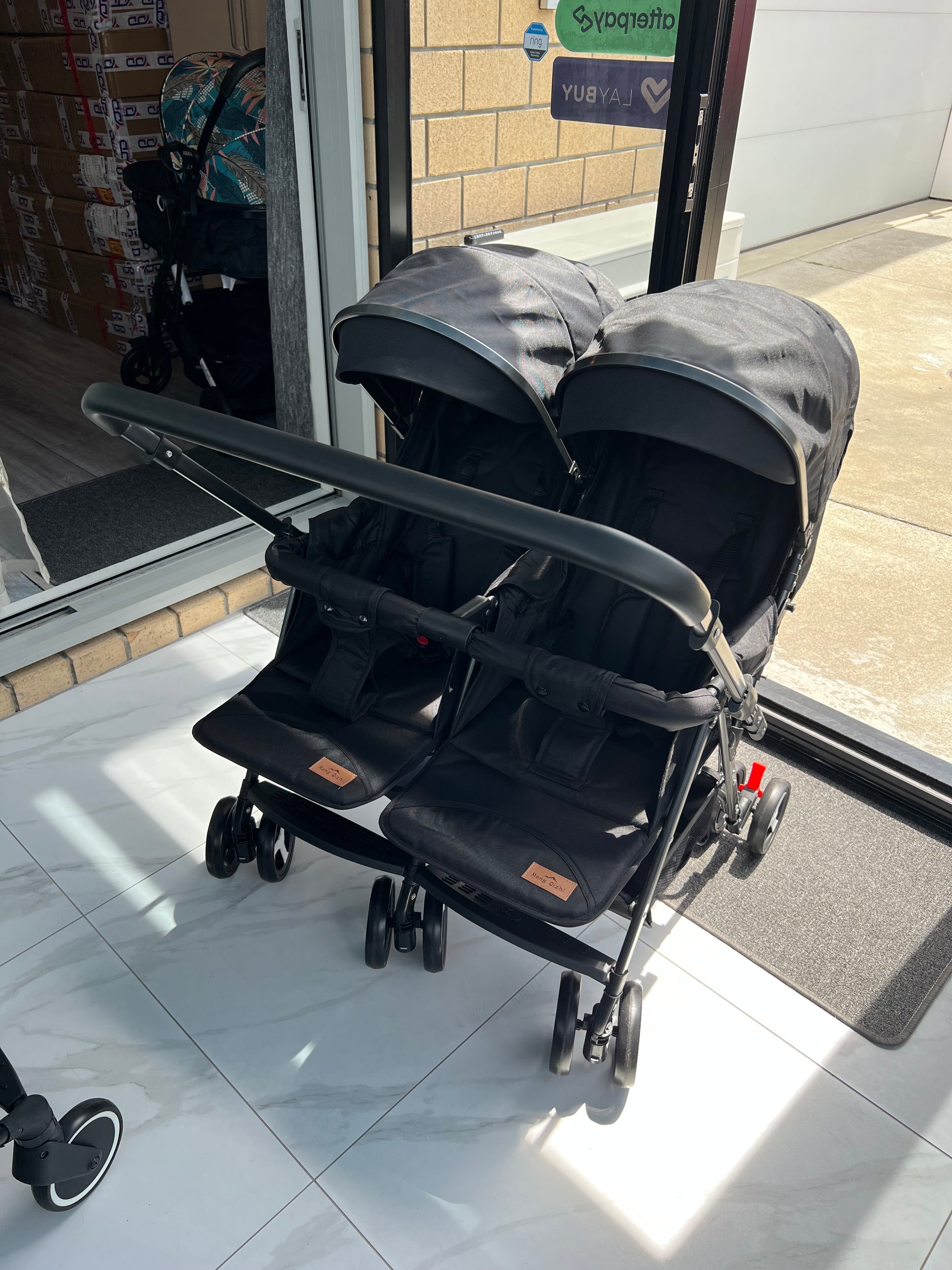 Compact Twin Stroller for Easy Travel Baby Way NZ