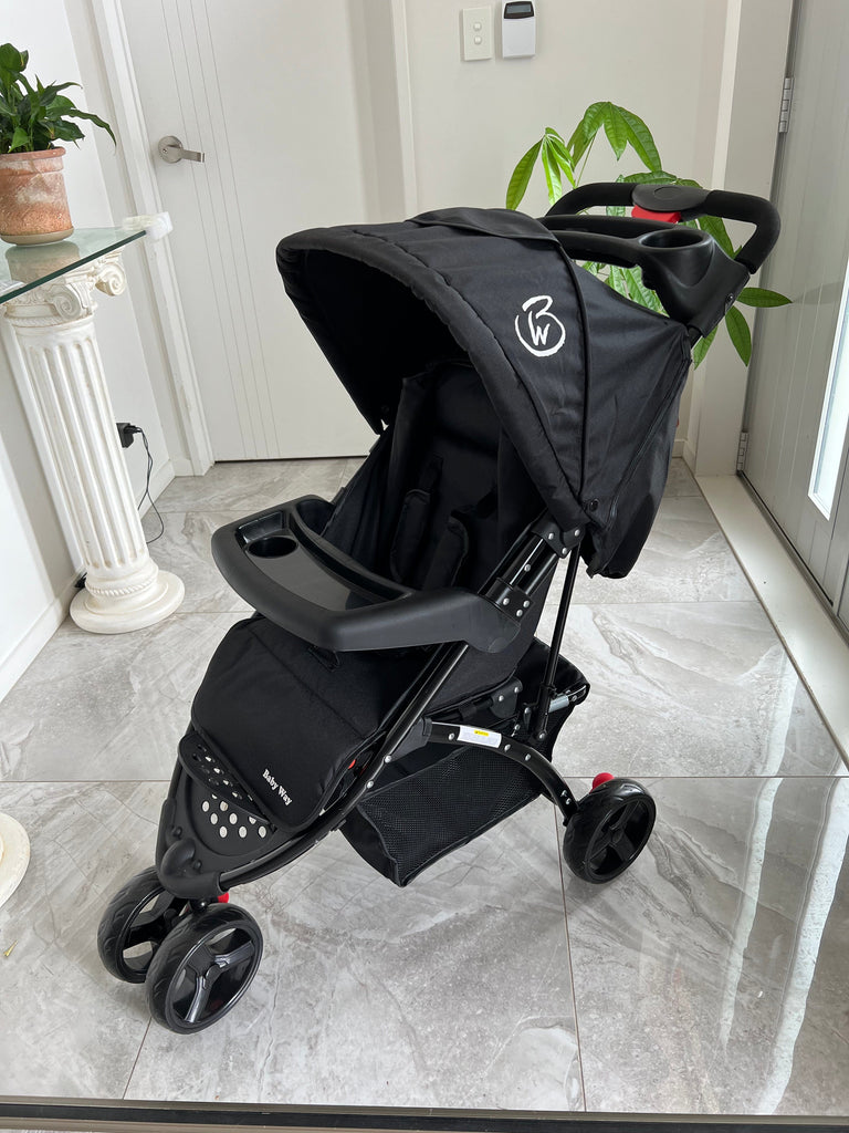 3 Wheel Adventure Stroller and Capsule Combo + Food Tray + Parents Tray