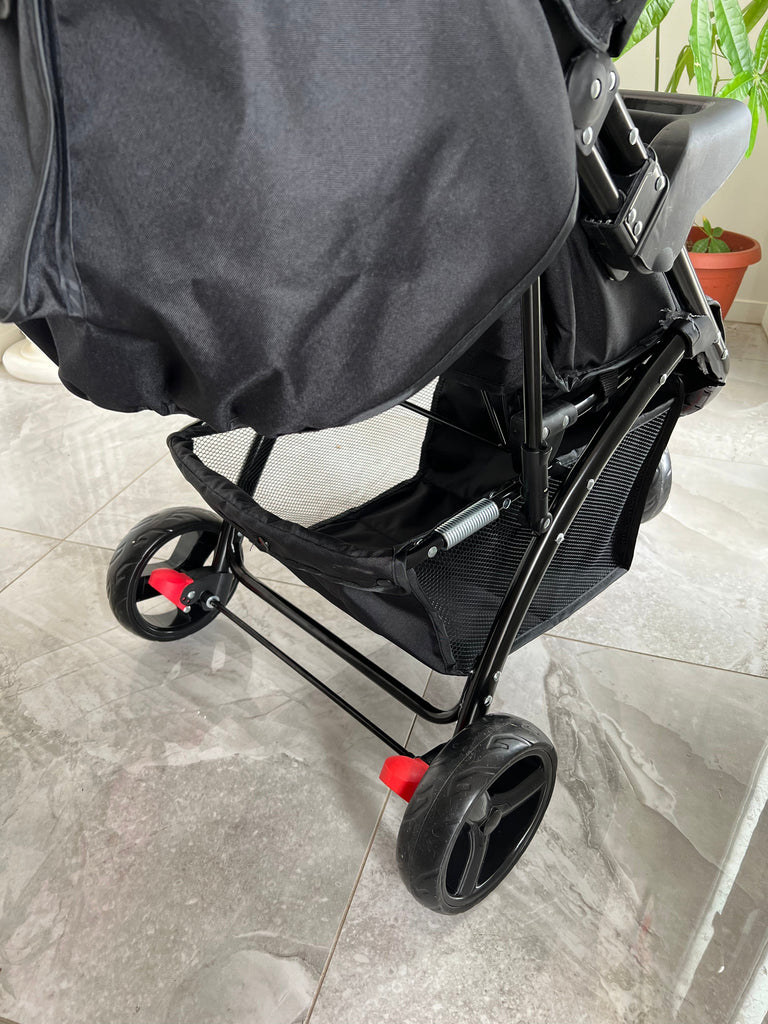 The Jogger - Agile 3-Wheel Compact Stroller + Food Tray + Parents Tray