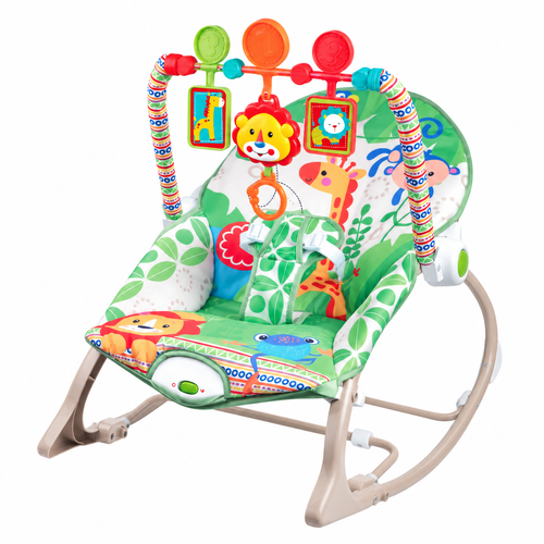 Infant-to-Toddler Baby Rocker – Multi-Stage Seat with Soothing Vibration & Toy Bar