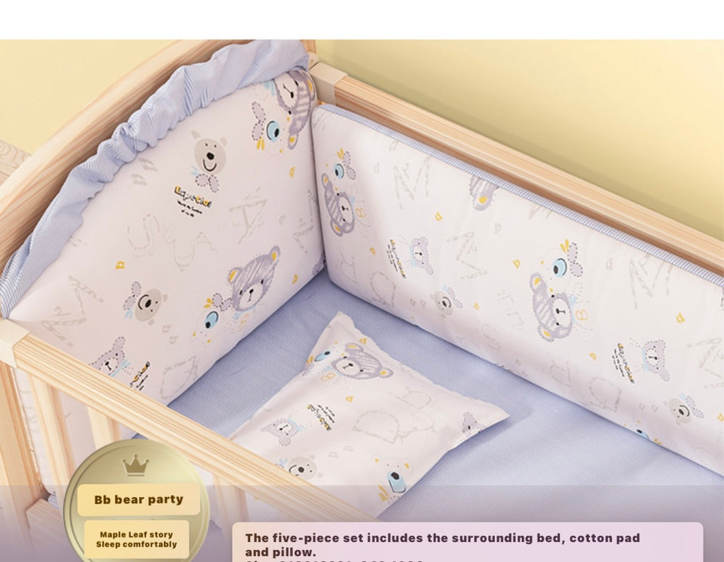 Co-sleeper Wooden Baby Crib Small Bed