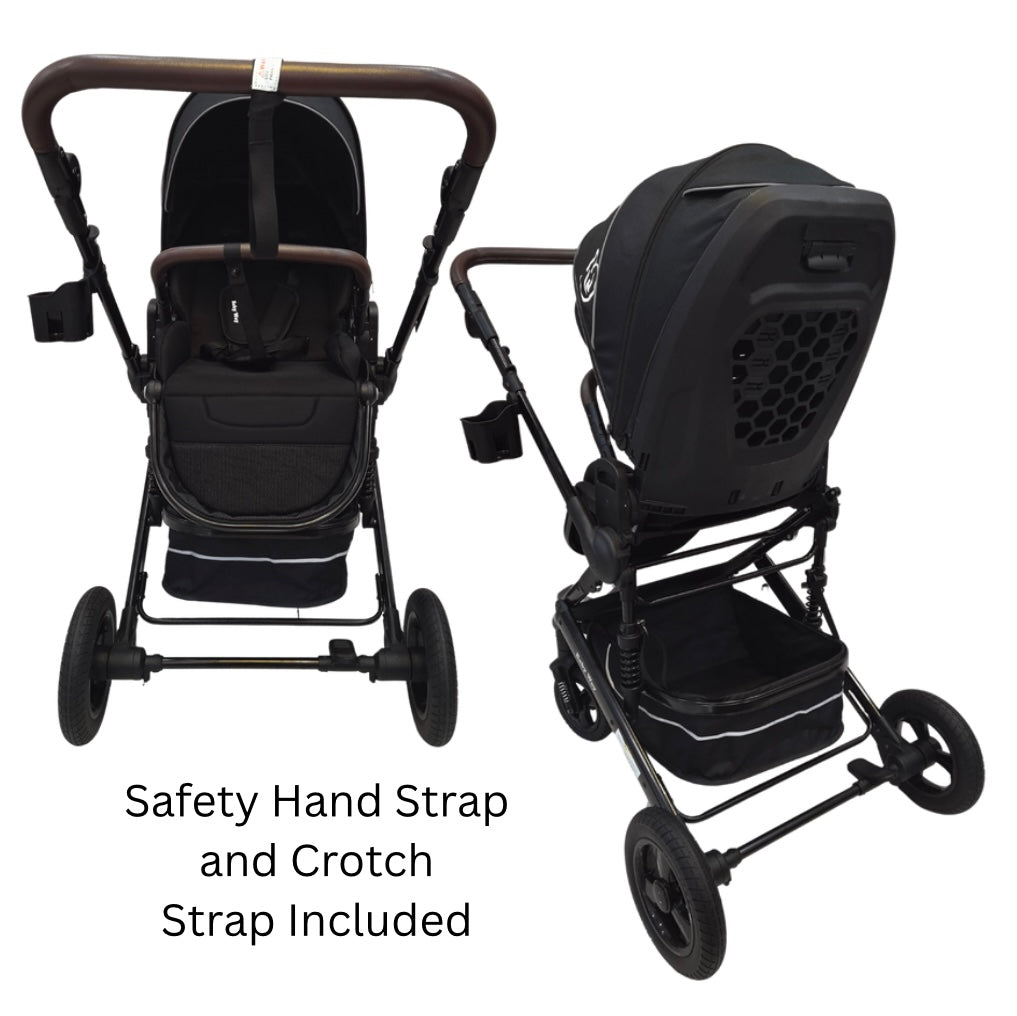 Open Stroller Versa 3-in-1 Travel System – Open Bassinet Stroller + Capsule Car Seat ...