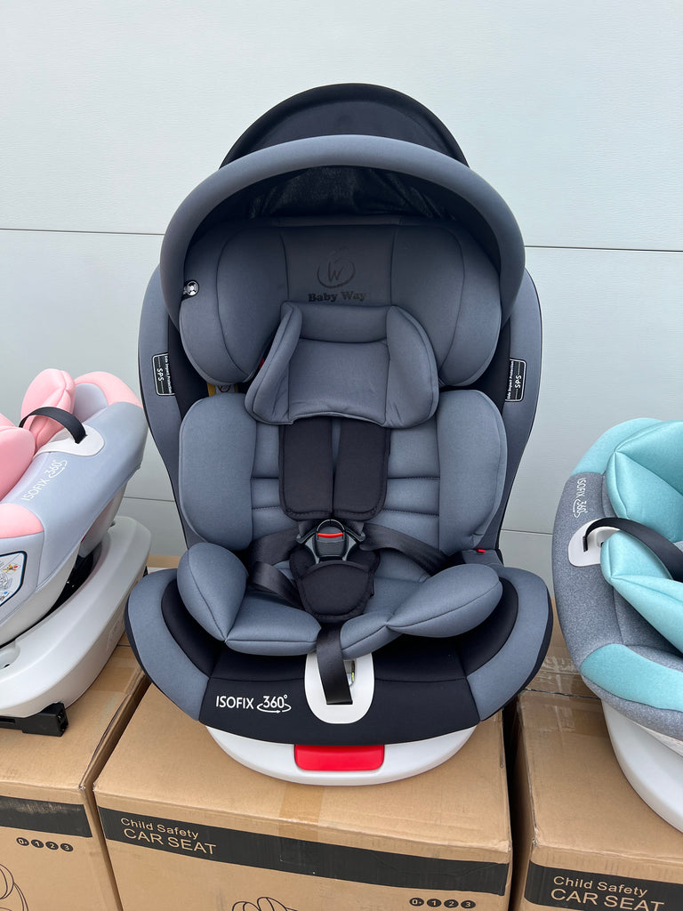 Baby 360 Luxury Rotatable Car Seat with ISOFIX and Sunshade