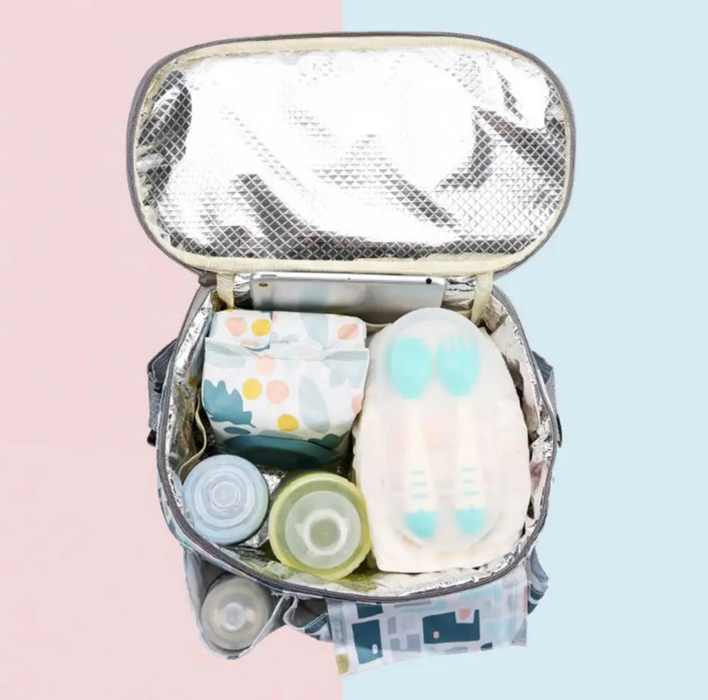 Stroller Organiser Baby Bag / Large Capacity Bottle Holder Waterproof Mummy Bag